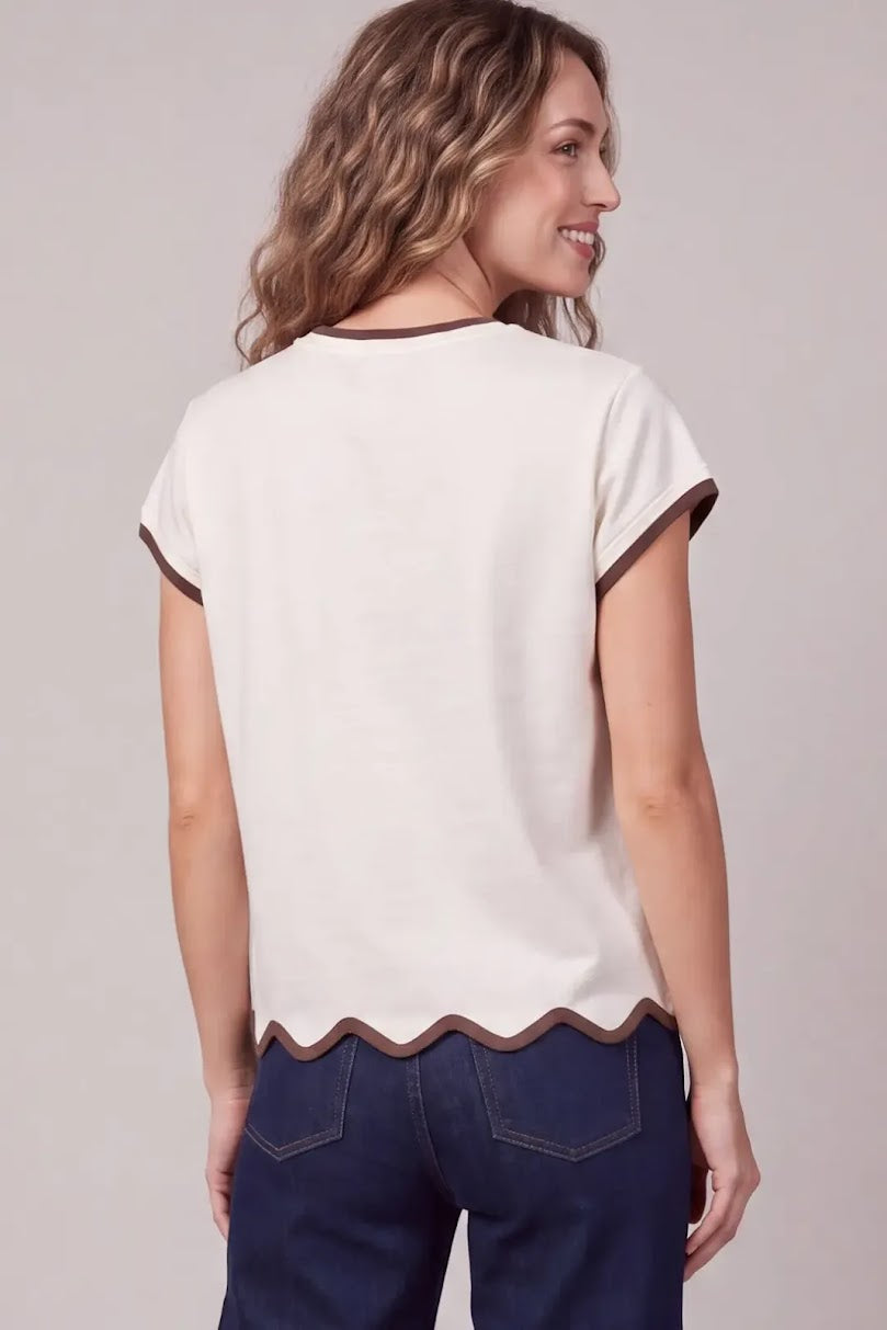 Pumpkin Spice Top - Cream