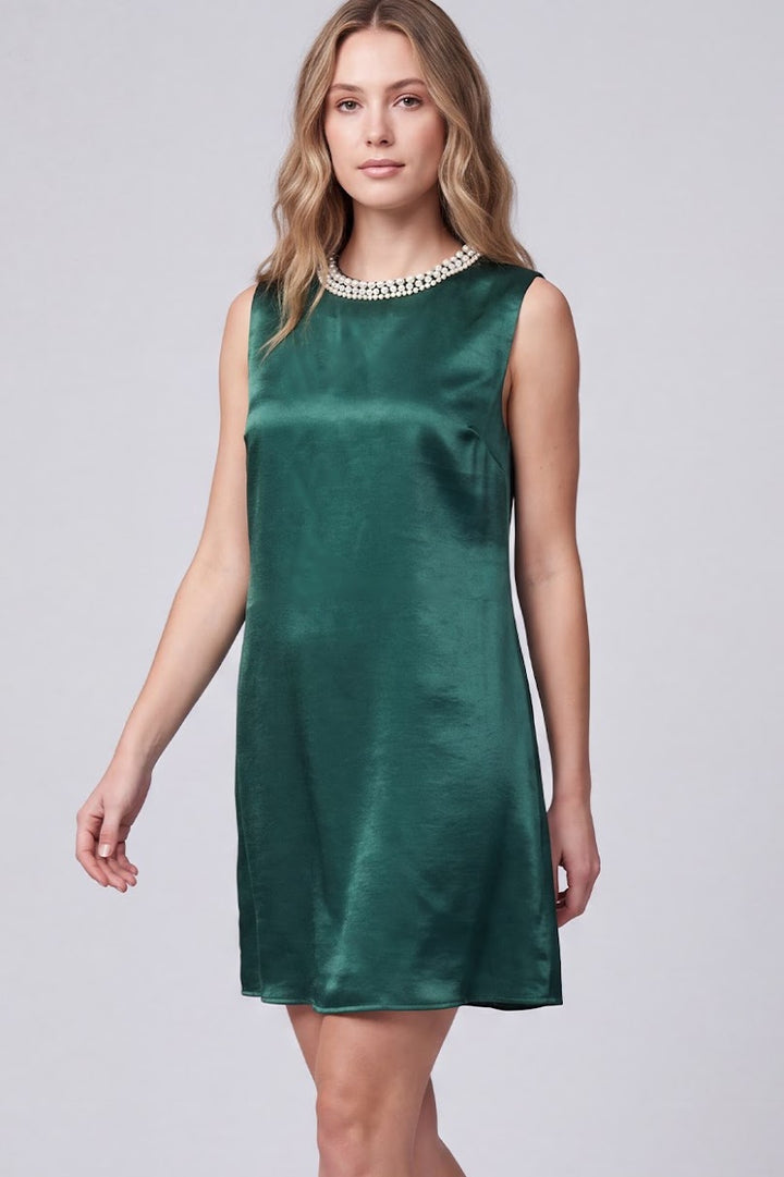Erin Mini Dress - Sea Green