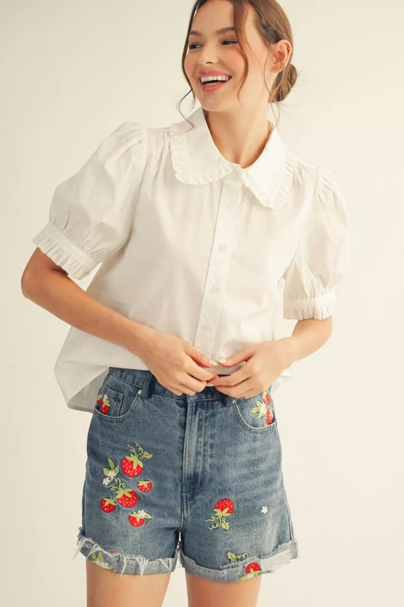 Not Your Basic Button Down - Off White