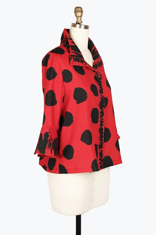 Oh Dots Jacket - Red