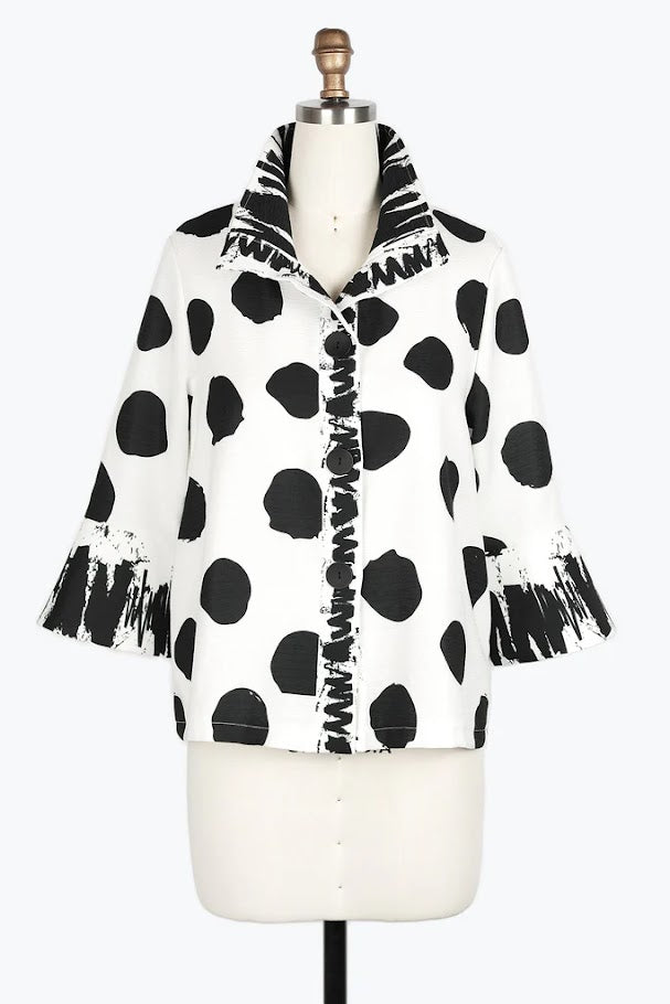Oh Dots Jacket - White