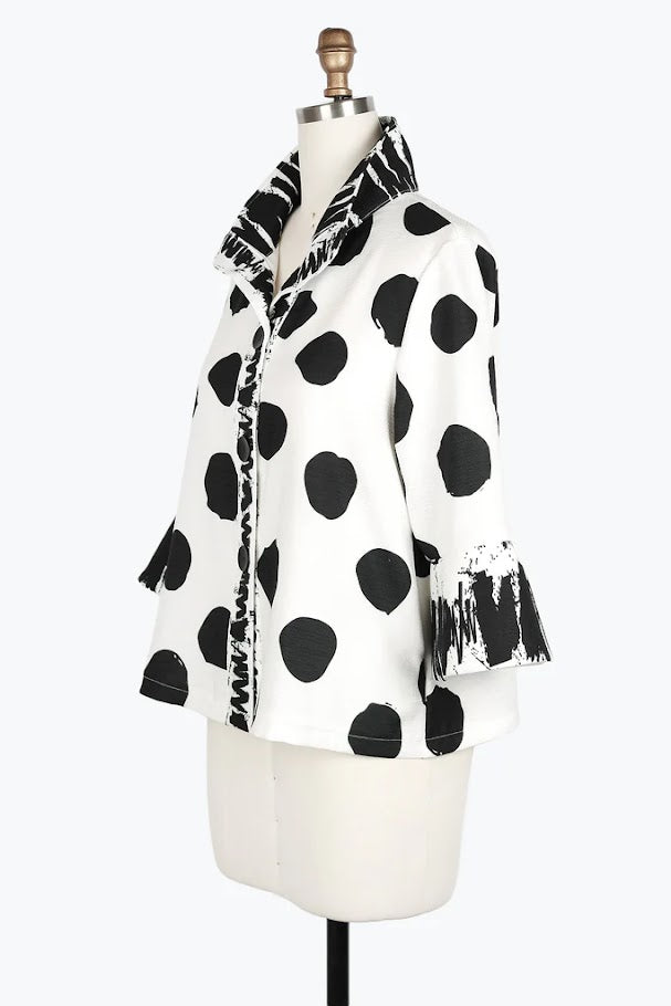 Oh Dots Jacket - White