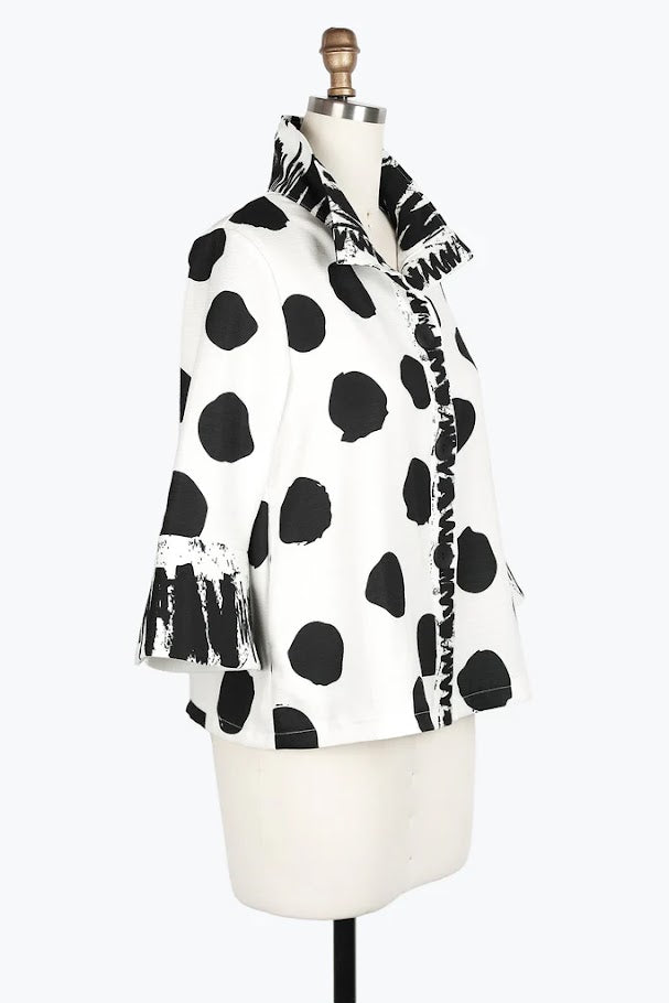 Oh Dots Jacket - White