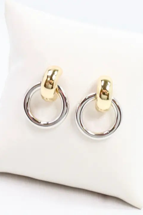 Radcliffe Drop Earring - Gold Silver