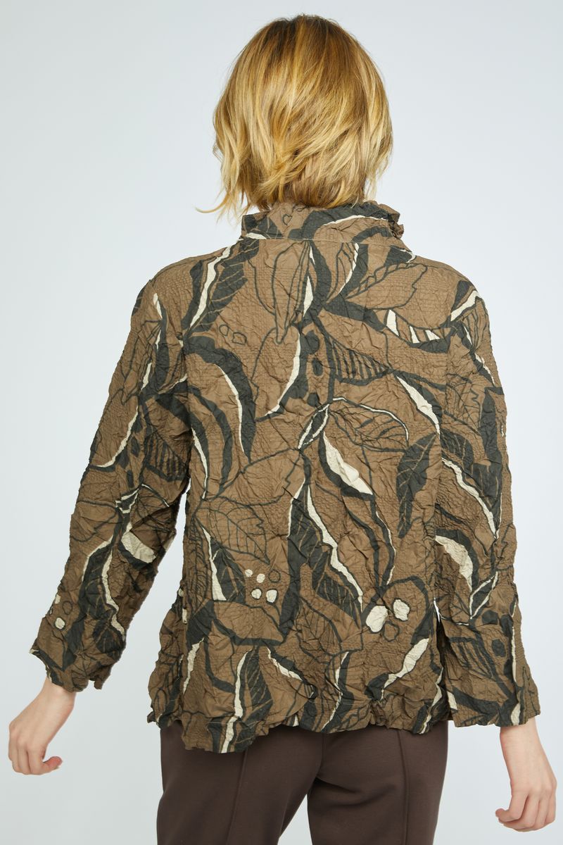 Crush Travel Blouse - Chocolate