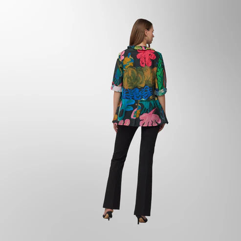 Geo Shirt - Green print