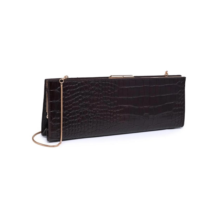 Nazlee Clutch - Chocolate
