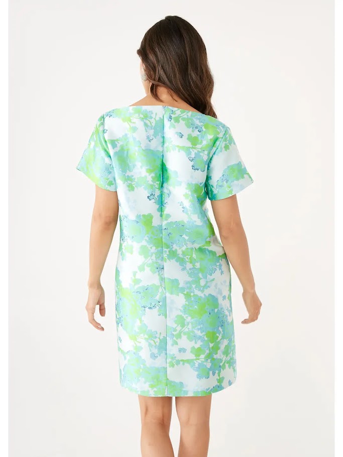 Lulu Dress Set - Green Abstract