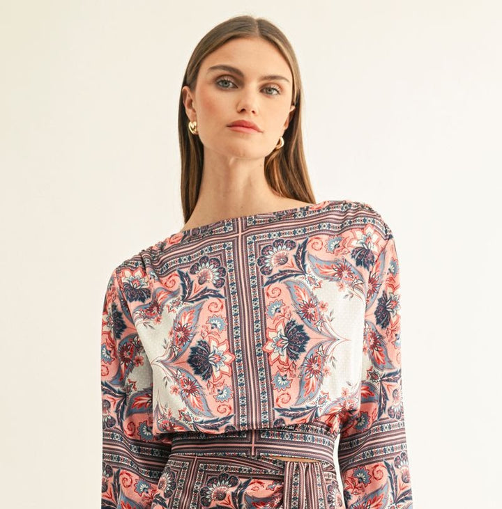 Niko Top - Coral multi