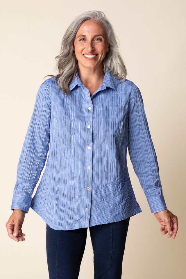 Santorini Shirt - Bluebell