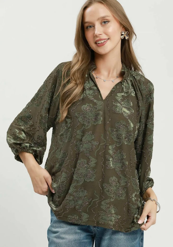 Olivia Top - Olive