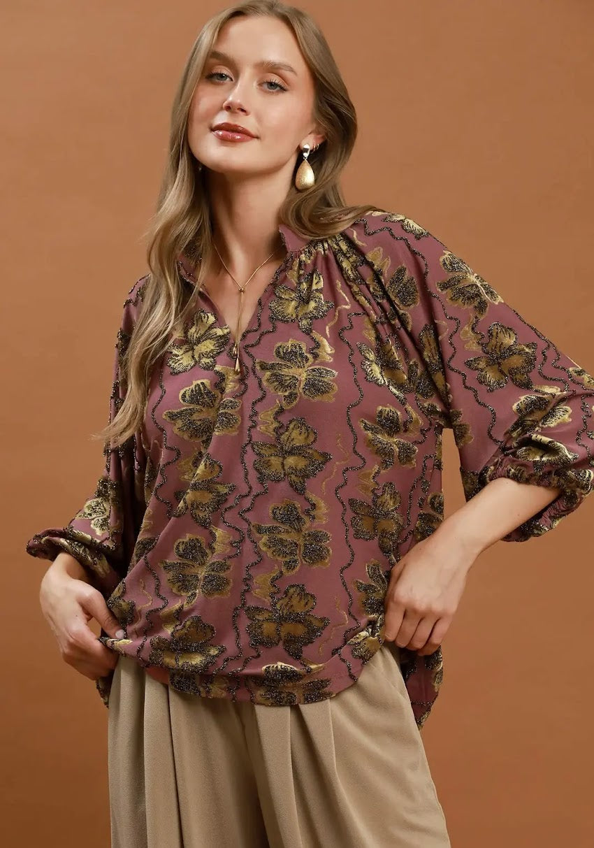 Olivia Top - Rose