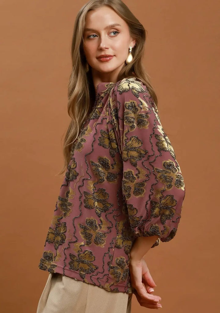Olivia Top - Rose