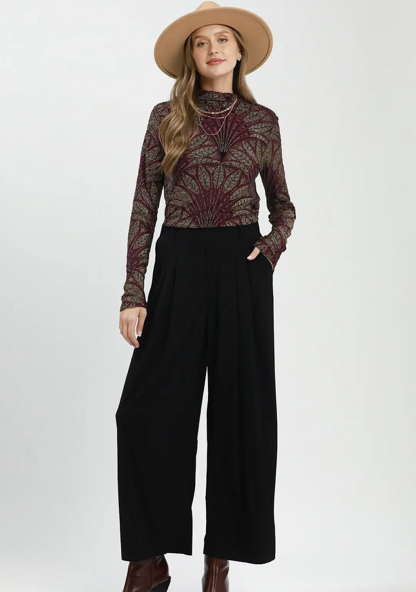 Beverly Top - Burgundy