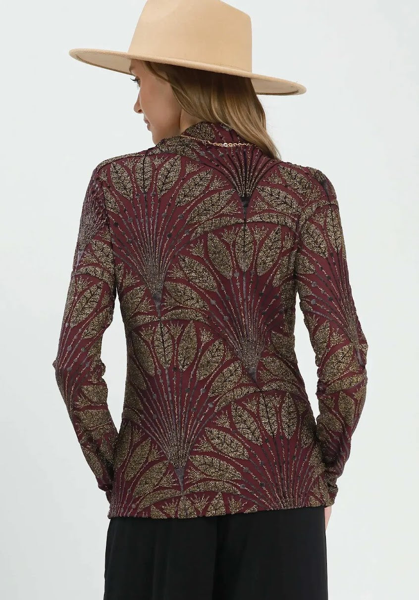 Beverly Top - Burgundy