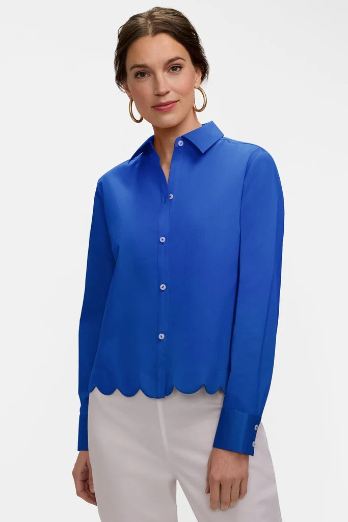 Scarlett Matte Shirt - Deep Sea