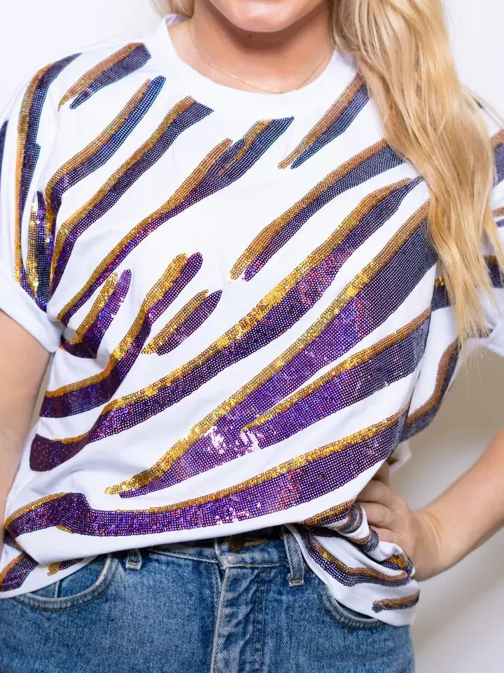 Tiger Stripe - White