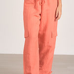 Trendy In Cargo Pant - Coral