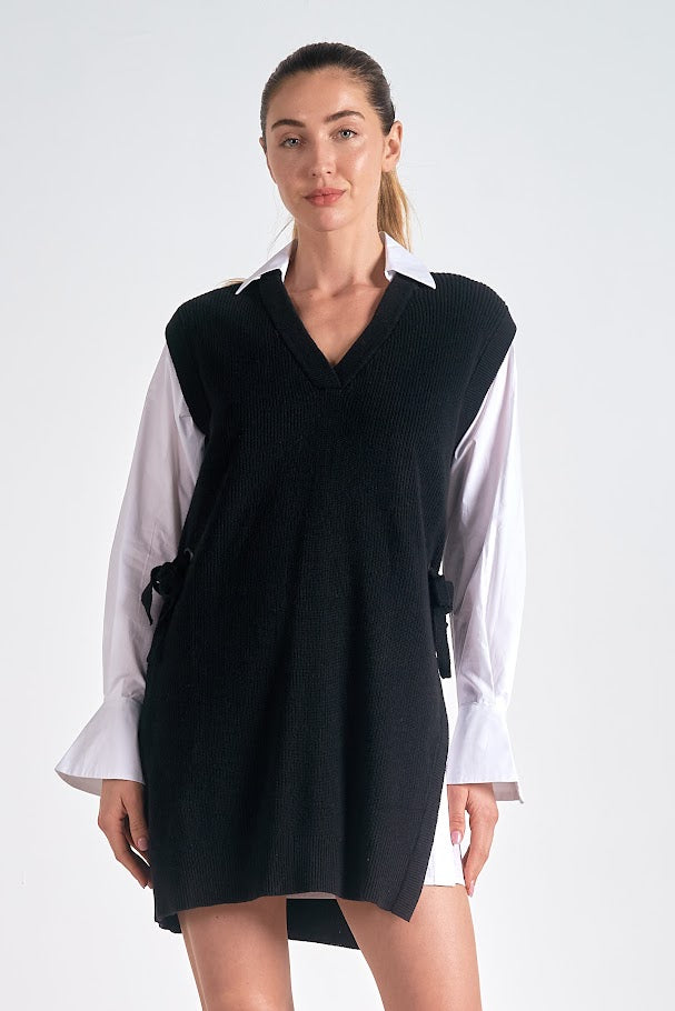 Easy Sweater Dress - Black