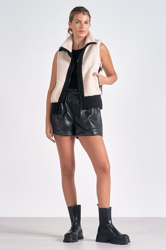 Sherpa Me Vest - Off White