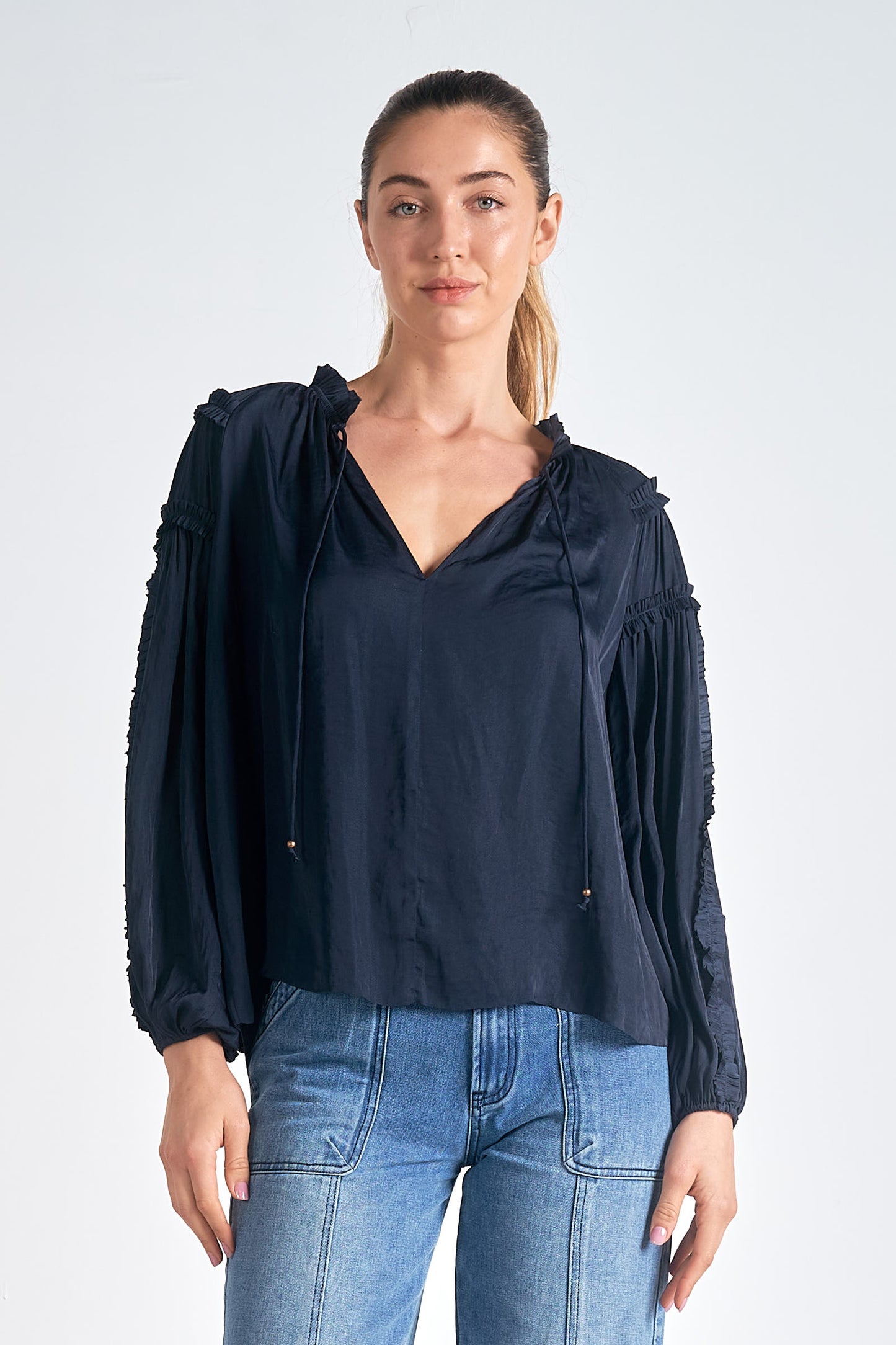 Addison Top - Navy