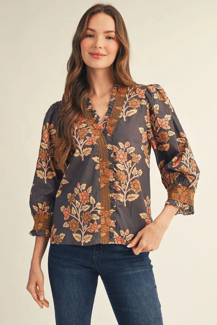 Cora Top - Mocha
