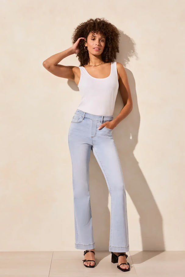 Audrey Flare Jeans - Light Surf