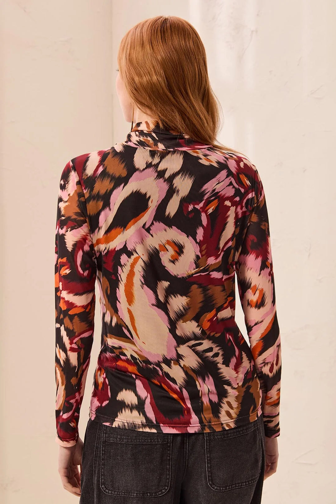 Fashion Turtleneck - Cherry Lacquer