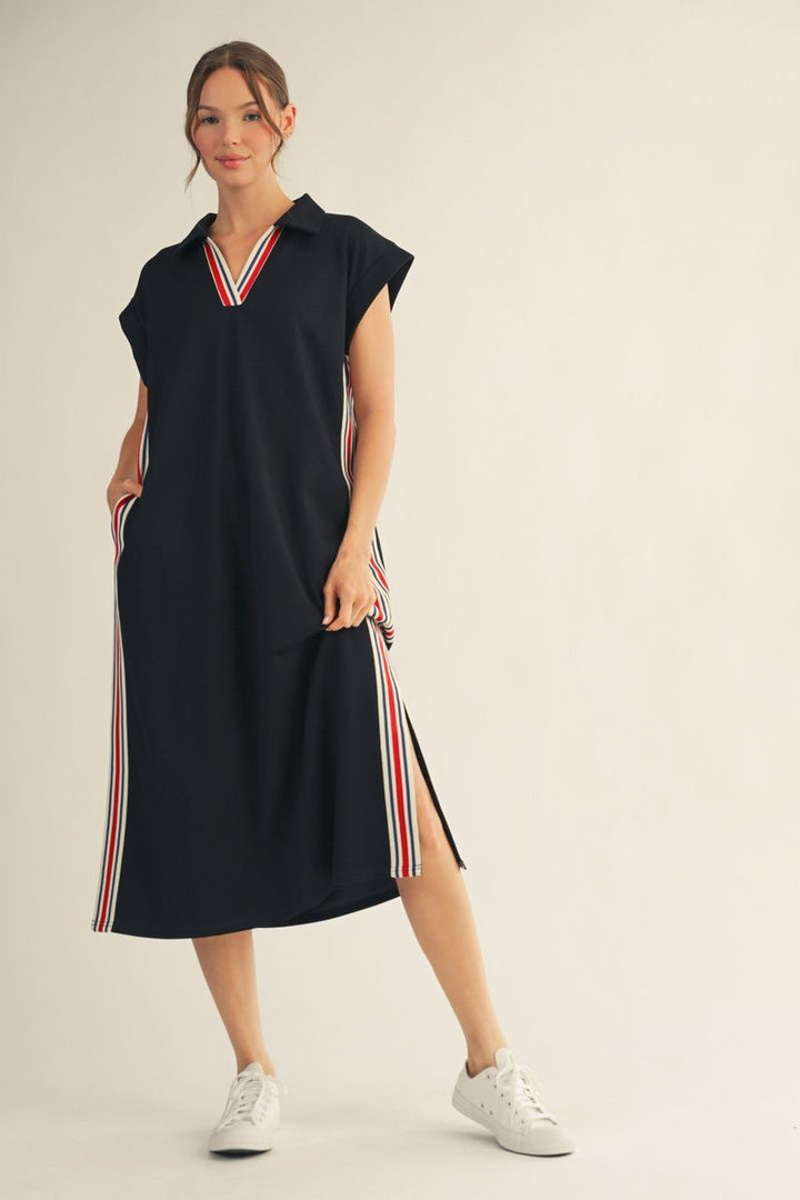 Isla Midi Dress - Black