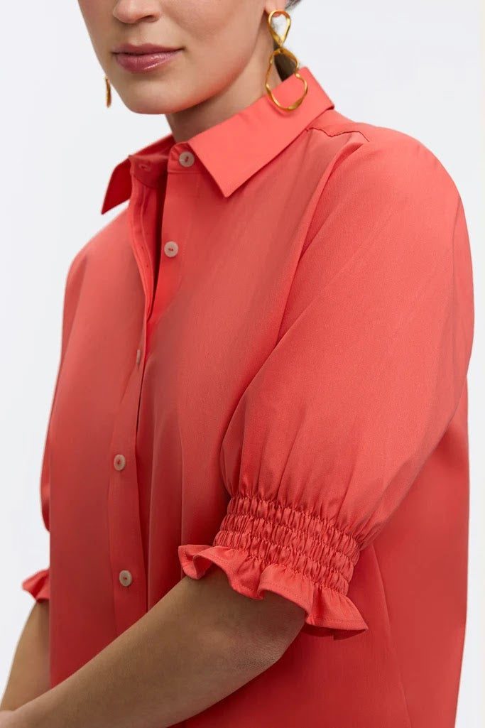 Vivienne Shirt - Georgia Peach