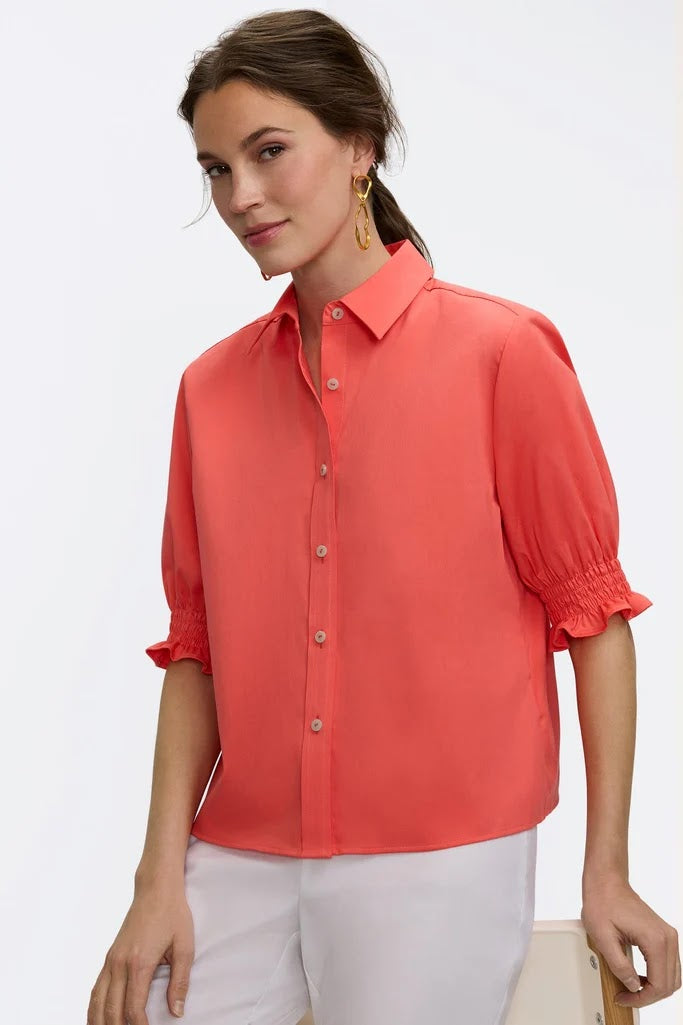 Vivienne Shirt - Georgia Peach