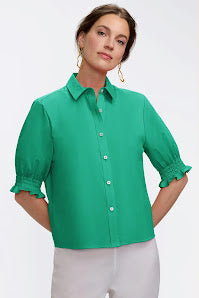 Vivienne Shirt - Kelly Green