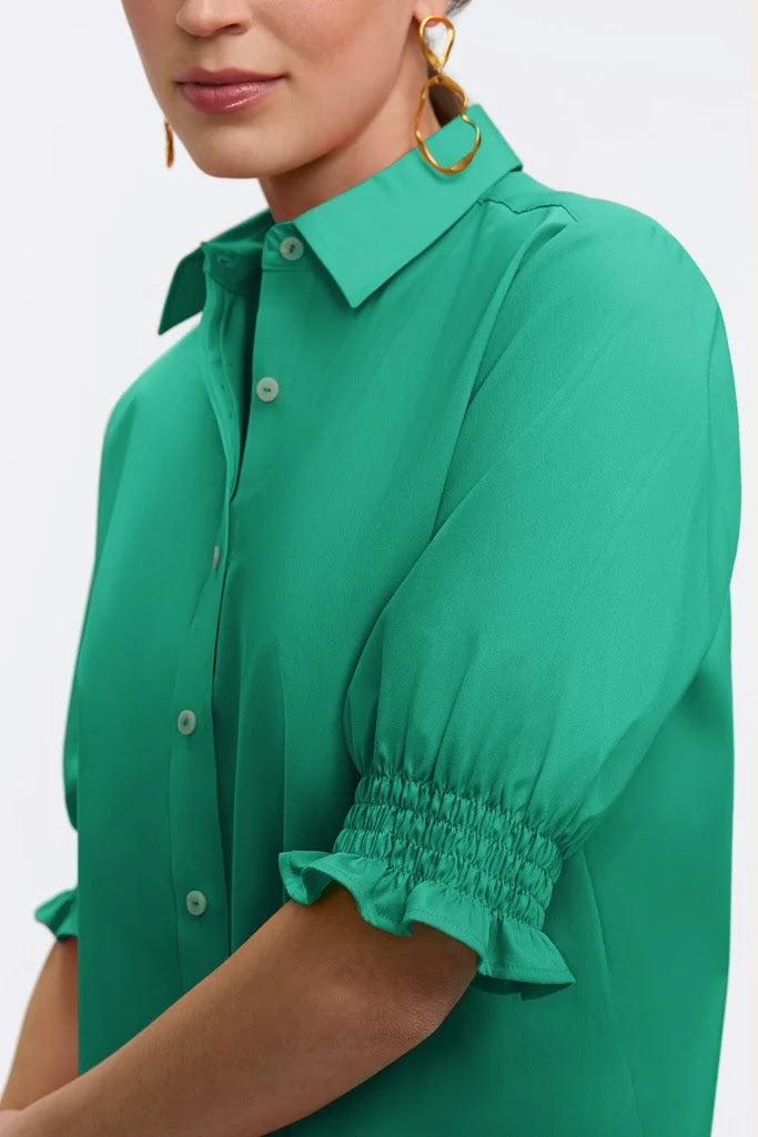 Vivienne Shirt - Kelly Green