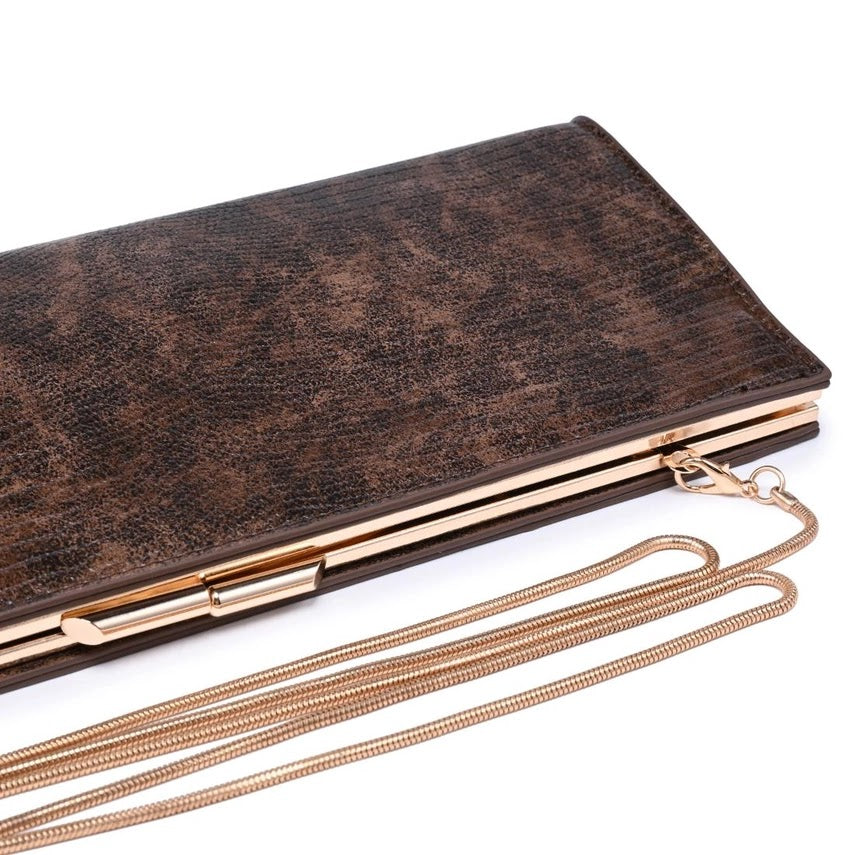 Nazlee Clutch - Brown