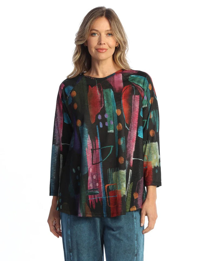 Compose Raglan Top - Multicolor