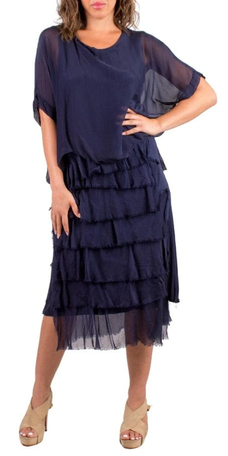 Sienna Dress - Navy