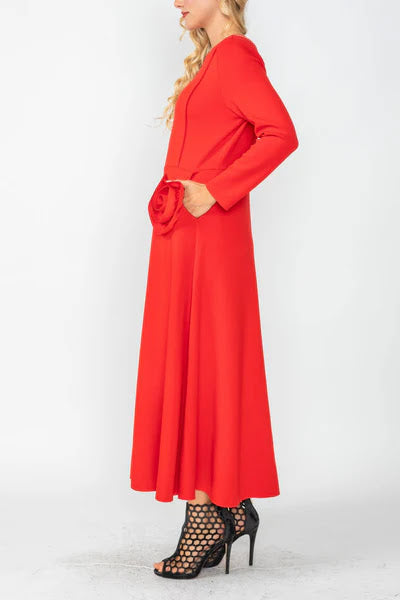 Hey Lola Dress - Red