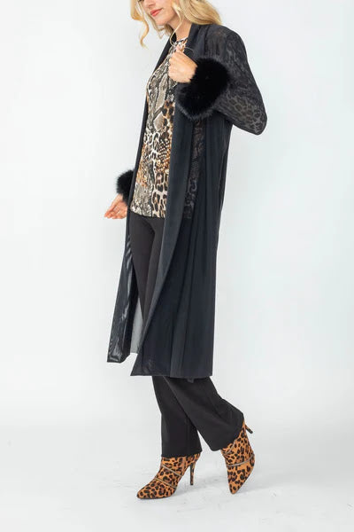 Oh So Fabulous Mesh Jacket - Black