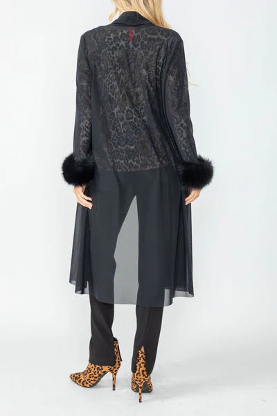 Oh So Fabulous Mesh Jacket - Black