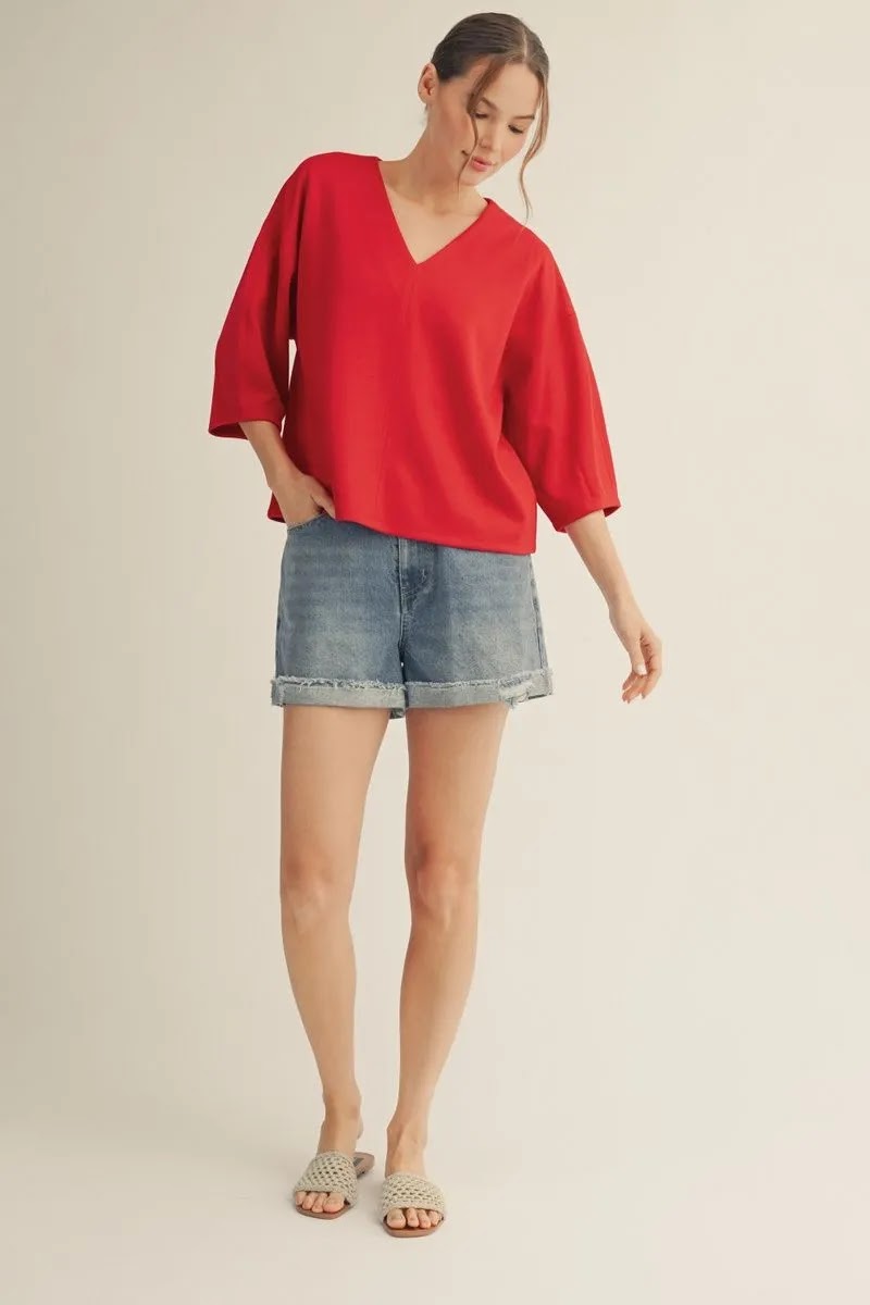 Classic Top - Tomato Red