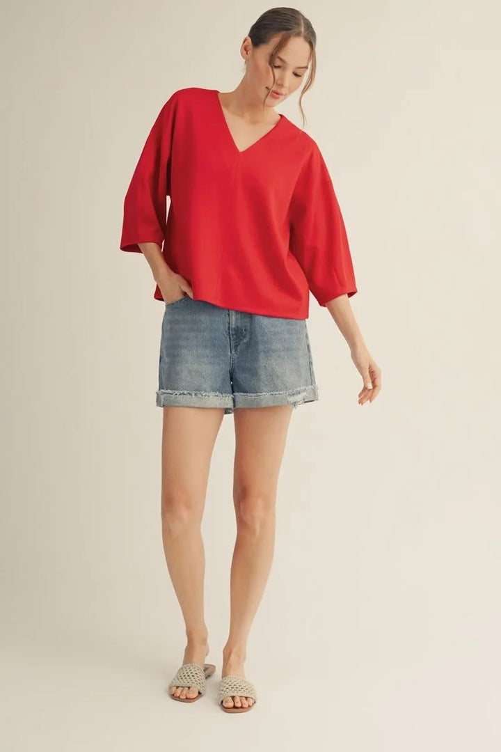 Classic Top - Tomato Red