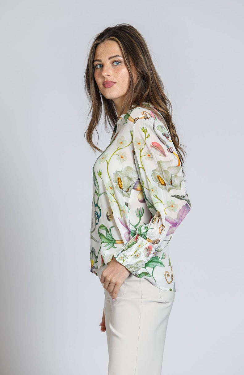 My Floral Top - White Multi