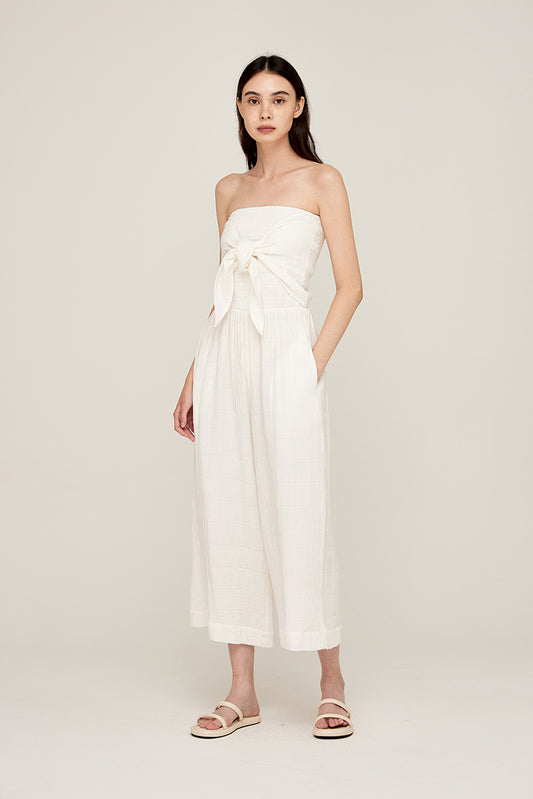 The Ainsley Jumpsuit - Off White