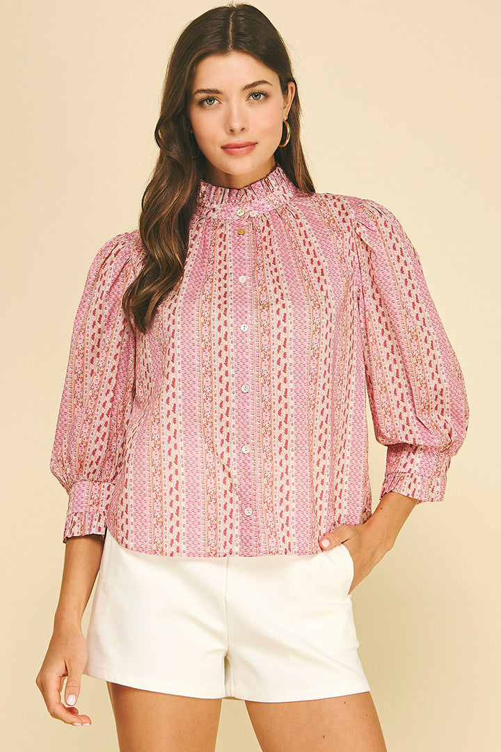 The Emily Blouse - Pink