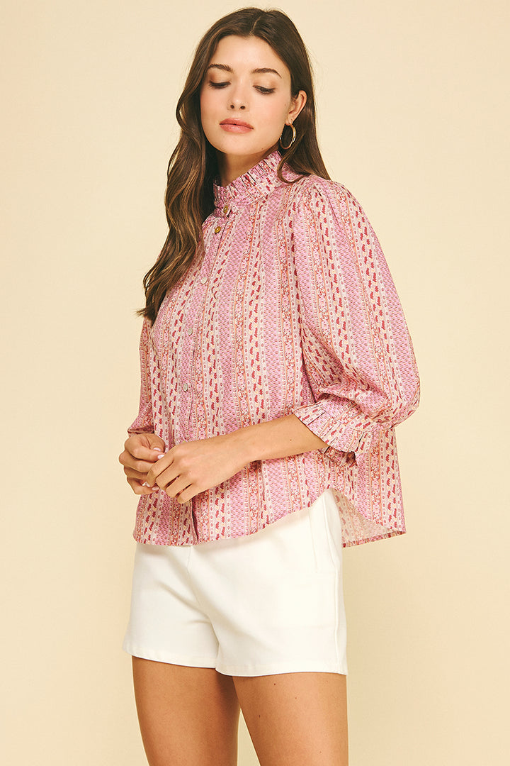 The Emily Blouse - Pink