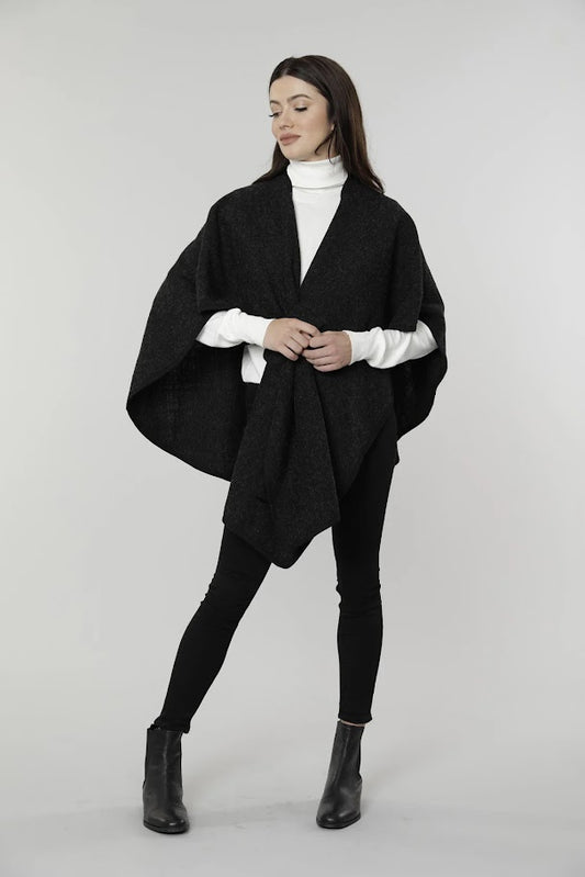 Easy Knit Wrap - Black