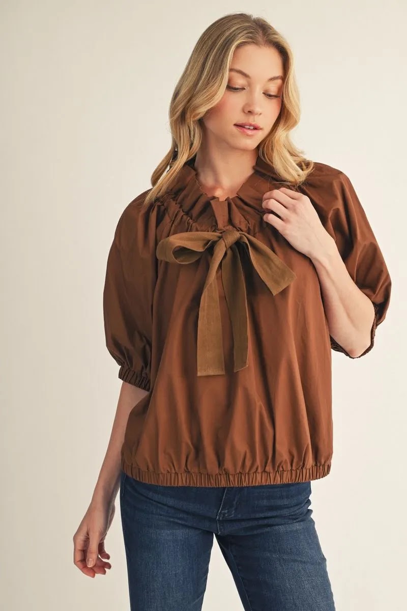 A Little Fun Top - Brown