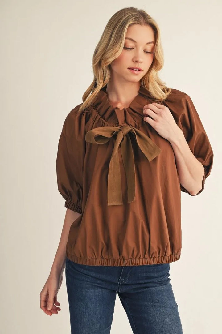 A Little Fun Top - Brown