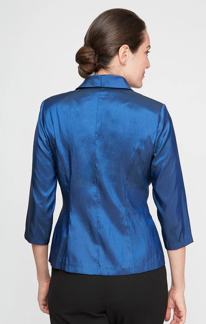 The Jane Taffeta Blouse - Royal