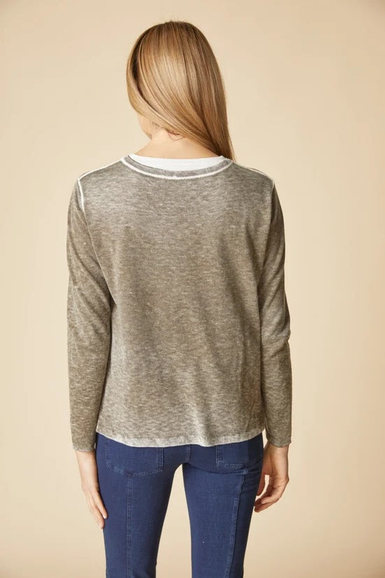 Layer It Sweater - Umber